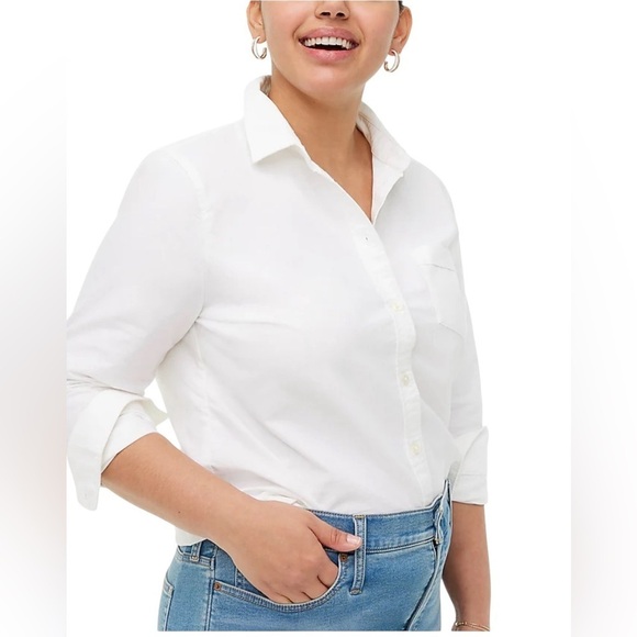 J Crew Button Up Oxford Shirt Size XS - Picture 3 of 8